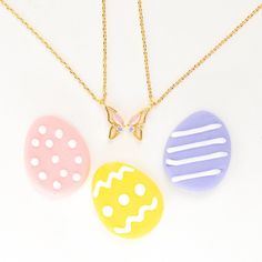 Show your best friend how much you love having her in your Girls Crew with our Butterfly Besties Necklace Set! You'll always feel the comfort of your friends while you have this on. 18k gold plated, 18k rose gold plated, or rhodium plated over brass with a protective coating Cubic zirconia stones 15.5" chain with a 2" extension Includes 2 necklaces. One for you and one to share! Shop our other besties necklaces here! Fruit Dinosaur, Besties Necklace, Earrings Double Piercing, Double Piercing Earrings, Earrings Cuffs, Ear Threader, Popular Earrings, Double Piercing, Earrings Double