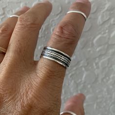 Sterling Silver Unisex Heavy Band, Silver Rings, Silver Band, Wedding Band, Wide Band, 925 Stamped, Runs .25 Size Small Face Height: 7 Mm Material::925 Sterling Silver Small Face, Rings Silver, Small Faces, Wide Bands, Womens Jewelry Rings, Silver Band, Wedding Band, Wedding Bands, Silver Rings