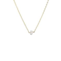 Herkimer Diamond Solitaire Necklace