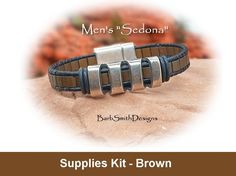 "This a Supplies Kit only - THIS KIT DOES NOT INCLUDE INSTRUCTIONS! The \"Sedona\" tutorial for this bracelet is sold separately (see link at bottom). This Kit includes the following supplies for up to a Size 10\" bracelet: 2.0mm Indian Leather Cord in Natural Black Tila Beads (5mm x 5mm) in Matte Metallic Dark Raspberry Iris (1) Antique Silver Cut Out Slider Bar (33mm x 14mm x 6mm) (5) 10mm Black Rubber O-Rings 23mm x 13mm Antique Silver Magnetic Clasp - Your Choice: Tribal or Smooth Supplies K Wrap Bracelet Ideas, Beaded Bracelet Tutorials, Macrame Board, Aztec Bracelet, Slider Bar, Blossom Bracelet, Bracelet Tutorials, Tila Beads, Bracelet Kit