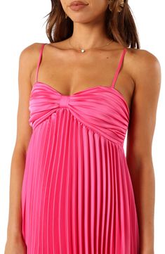 Impeccable pleats highlight the handkerchief hem of this statement-making minidress. Sweetheart neck Adjustable straps Smocked back Lined 100% polyester Hand wash, line dry Imported Rush Outfits, Semi Dresses, Cute Formal Dresses, Recruitment Outfits, Rush Dresses, Grad Dresses, Sweet Heart, Hoco Dresses, Dress Mini