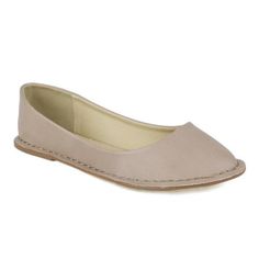 This faux leather flats let you take it easy while staying stylish. Featuring stitching details and round toe. Size: 7. Color: Beige. Gender: female. Age Group: adult. Spring Faux Leather Closed Toe Slip-ons, Casual Faux Leather Flats, Spring Faux Leather Flats With Round Toe, Beige Casual Flats With Leather Footbed, Casual Beige Flats With Leather Footbed, Casual Beige Ballet Flats With Round Toe, Comfortable Beige Round Toe Flats, Casual Closed Toe Faux Leather Flats, Spring Beige Faux Leather Flats