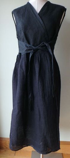 #ad Top Seller for FLAX Designs Linen Dress 1G & 2G & 3G NWT Overture Linen Tie Dress BLACK, Fashion Womens Dresses Flax Designs, Cotton Linen Dresses, Dress Linen, Trendy Clothing, Top Seller, Black Linen, Tie Dress, Linen Dresses, Linen Dress