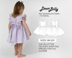 Diy Pinafore Dress, Free Toddler Sewing Patterns, Fairy Dress Pattern Kids, Childs Pinafore Dress Pattern Free, Toddler Formal Dresses, Kids Sewing Patterns, Girls Pinafore Dress Pattern, Girls Pinafore Pattern, Infant Pinafore Dress Pattern Free