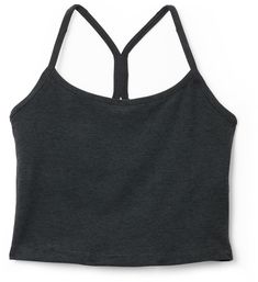 Ideal for even the most vigorous workouts  the women's Beyond Yoga Spacedye Slim Racerback Cropped tank top is made from soft  moisture-wicking Spacedye fabric for 4-way stretch and full recovery. Cotton Tank Top With Built-in Bra For Gym, Cotton Gym Activewear With Built-in Bra, Sporty Tops For Light Exercise With Adjustable Straps, Sporty Tops With Adjustable Straps For Light Exercise, Gym Tank Top With Adjustable Straps And Medium Support, Sporty Seamless T-back Top, Athleisure Gym Tops With Adjustable Straps, Athleisure T-back Training Top, Sporty Moisture-wicking T-back Top