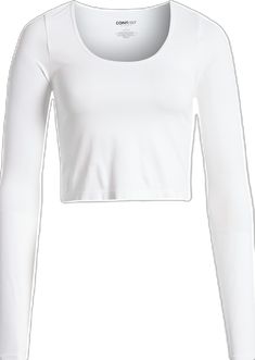 Fitted Seamless Crop Top, Solid Crop Top With Thumbholes, Sporty Scoop Neck Crop Top, Fitted Sporty Scoop Neck Crop Top, Elastane Stretch Crop Top With Scoop Neck, Stretch Elastane Scoop Neck Crop Top, Stretch Elastane Crop Top With Scoop Neck, Versatile Crop Top With Thumbholes, Sporty Scoop Neck Elastane Crop Top