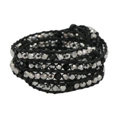 ~Nwt 1907 Black Metallic Leather Beaded Wrap Bracelet ~Boho Woven Black Leather With Chic Glistening Beads ~Perfect For Festivals, A Night Out Or Even Yoga Class! ~General Cleaning Instructions: Wipe With A Damp Cloth, Dry With A Soft Cloth. Do Not Immerse In Water Or Jewelry Cleaner. ~Thank You For Your Interest In This Item! ~Please Shop All My Closet Items! ~Follow Me For Future Finds! Bohemian Silver Wrap Bracelet With Faceted Beads, Bohemian Beaded Bracelets With Silver Beads For Party, Black Bohemian Beaded Bracelet With Colorful Beads, Bohemian Party Beaded Bracelets With Silver Beads, Bohemian Party Bracelet With Silver Beads, Black Bohemian Leather Bracelet, Adjustable Black Crystal Bracelet With Silver Beads, Faceted Beads Wrap Bracelet For Festivals, Wrap Bracelet With Faceted Beads For Festivals