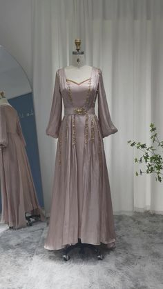 Dreamy Vow Luxury Dubai Moroccan Kaftan Blue Evening Dresses for Women – DreamyVow Custom Flower Girl Dress, Yellow Evening Dresses, Grey Evening Dresses, Arabian Dress, Champagne Evening Dress, Muslim Evening Dresses, Gold Evening Dresses, Moroccan Kaftan, Pakistani Fancy Dresses