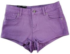 Lavender Casual Short Bottoms, Casual Lavender Short Bottoms, Trendy Stretch Purple Shorts, Purple Fitted Cotton Shorts, Purple Cotton Short Bottoms, Purple Cotton Bottoms Short Length, Trendy Lavender Stretch Bottoms, Lavender Fitted Short Bottoms, Lavender Fitted Shorts