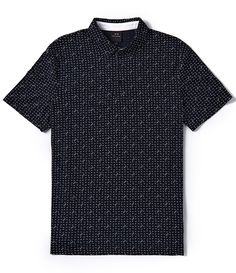 From Armani Exchange&#x2C; this polo shirt features:Allover printed logoRegular fitPolo collarShort sleeves3-button placketCottonMachine wash/hang to dryImported. Casual Printed Polo Collar Top, Printed Cotton Polo Collar Top, Printed Cotton Tops With Polo Collar, Black Short Sleeve Polo Shirt For Spring, Cotton Polo Shirt With Graphic Print, Printed Cotton Polo Shirt, Casual Printed Cotton Polo Shirt, Spring Graphic Print Short Sleeve Polo Shirt, Casual Golf Tops With Collared Neckline