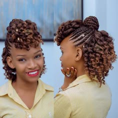 African Hairstyles For Women Natural, African Hairstyles For Women, Crochet Updo, Impressive Hairstyles, Women With Braids, Flat Twist Styles, Flat Twist Hairstyles, Styles For Natural Hair, Twisted Hair