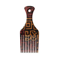 A salon grade afro pick with a design that speaks to the bond that connects us all. Black African Hair, Faux Locs Blonde, Colorful Afro, Walker Brothers, Afro Comb, Afro Pick, Hair Pick, Middle Eastern Culture, Red Ink Tattoos