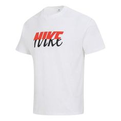 Nike Sportswear Max90 T-Shirt 'White' FD1287-100 White Athleisure T-shirt With Logo Print, Basic Nike T-shirt Moisture-wicking, White Graphic Print T-shirt For Light Sports, White Athleisure T-shirt For Sports Season, Nike Moisture-wicking Sportswear T-shirt, Nike Short Sleeve T-shirt For Gym, Crew Neck T-shirt For Light Sports, White Short Sleeve Sportswear T-shirt, Sportswear T-shirt With Graphic Print For Light Sports