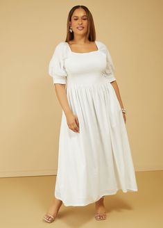 Plus Size linen maxi dress plus size linen dress cotton dress Billowy Ruched Summer Dresses, Summer Billowy Ruched Dresses, Elegant Cotton Smocked Midi Dress, Cotton Dresses With Gathered Waist And Short Sleeves, Spring Cotton Dress With Gathered Neckline, Spring Cotton Smocked Dress With Gathered Waist, Solid Color Midi Dress With Fitted Bodice For Summer, Summer Fitted Bodice Solid Midi Dress, Solid Summer Midi Dress With Fitted Bodice