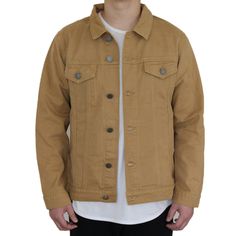 Men's Distressed Denim Hoodie Jacket Color : Black, White, Jade, Wheat, Brick, Grey, Sand Size : Small to 5XL Material : 100% Cotton  Fit : Regular fit ( True to Size ) Size chart                                S               M              L                XL              2XL             3XL           4XL          5XL Chest                   21               22            23               24               25               26               27            28 Bottom                21               22            23               24               25               26               27            28 Casual Khaki Denim Jacket For Streetwear, Khaki Long Sleeve Denim Jacket For Streetwear, Khaki Denim Jacket With Pockets For Streetwear, Khaki Denim Jacket For Winter Streetwear, Khaki Denim Jacket For Streetwear, Urban Cotton Denim Jacket For Winter, Winter Streetwear Khaki Denim Jacket, Winter Khaki Denim Jacket For Streetwear, Solid Denim Jacket With Pockets For Streetwear