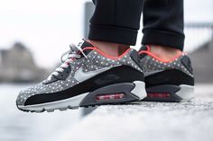 Nike Air Max 90 LTR Premium Black/Granite-Bright Crimson 666578-006 Mens Sz 8.5 BOX WITHOUT A LID!!! International buyers! Free shipping only in USA!International buyers please note that we are not responsible for any custom taxes or fees charged by your country. Return/exchange its passible in 30 days, only  with clean and never worn shoe.   100 % AUTHENTIC AND NEW These shoes are brand new,never worn condition.They are medium width.Please see all pictures a detailed view and to determine the c Tee Dress Outfit, Nike Air Max 90 Leather, Nike Air Max 90 Ltr, Air Max 90 Leather, Air Max 90 Premium, Sneaker Magazine, All Nike Shoes, Nike Air Shoes, Nike Shoes Air Max