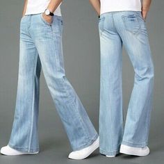 Bell Bottom Jeans For Men, Pent Shirt Men, Bell Bottoms Men, Mens Bell Bottom Jeans, Bellbottom Jean, Bell Bottom Jeans Outfit, School Pants, Jeans Outfit Men, Pants Outfit Men