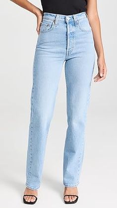 Levi's Ribcage Full Length Jeans | Shopbop Levi's Ribcage, Full Length Jeans, Ribcage Jeans, Levis Outfit, American Workwear, Levis Ribcage, Winter Capsule Wardrobe, Levi Jeans 501, Rib Cage