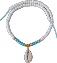 Adjustable Beaded Cowrie Shell Necklace, Bohemian Shell With Colorful Beads, Beach Heishi Beaded Bracelets, Beach Beaded Heishi Bracelets, Beach-style Heishi Beaded Bracelets, Hand-strung Gold Necklaces For Beach, Large Heishi Beads For Beach, Beach Hand-strung Heishi Beads Necklace, Adjustable Beaded Shell Necklace For Beach Season