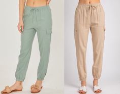 Summer Linen Cargo Pants With Elastic Waistband, Relaxed Fit Cargo Pants For Spring Vacation, Spring Vacation Relaxed Fit Cargo Pants, Summer Relaxed Fit Cargo Pants With Drawstring, Casual Summer Cargo Pants With Drawstring, Trendy Summer Cargo Pants With Drawstring, Trendy Summer Cargo Pants With Elastic Waistband, Summer Loungewear Cargo Pants With Elastic Waistband, Casual Cargo Pants For Vacation In Spring