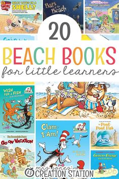 20 beach books for little learners that are great to use in the classroom or at home