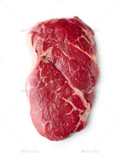 raw meat on white background with clippings - stock photo - images and text