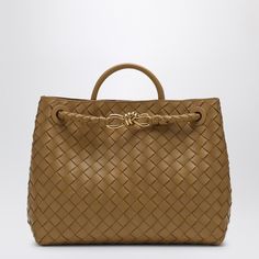 Medium leather cross-body bag from Bottega Veneta featuring a Dark Praline-coloured Intrecciato pattern, a slide handle and shoulder strap, a metal Knot detail on the front, an internal flat pocket, an internal zipped pocket and gold-tone metal hardware. Luxury Bags With Braided Handles, Designer Bags With Braided Handles And Top Handle, Designer Bags With Top Handle And Braided Handles, Luxury Bags With Braided Round Handles, Luxury Rectangular Satchel With Braided Handles, Luxury Shoulder Bag With Braided Round Handles, Luxury Satchel With Braided Double Handles, Office Crossbody Bag With Braided Handles, Luxury Shoulder Bag With Braided Handles For Shopping