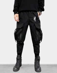 Functional Pants Guard Oc, Techwear Cargo Pants, Functional Pants, Techwear Ninja, Techwear Men, Techwear Cyberpunk, Avant Garde Aesthetic, Techwear Pants, Military Cargo Pants