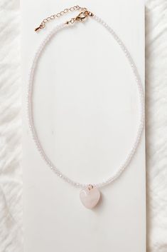 80% GLASS, 10% STONE, 10% METAL Color: Pink Beaded Chain Stone Heart Pendant 14" Length 2“ Extender Launched: 5/24/24 Shoes Wedges Sneakers, Heart Beaded Necklace, Beaded Heart Necklace, Beaded Heart, Bead Charms Diy, Graphic Dress, Loving You, Love Blue, Short Mini Dress