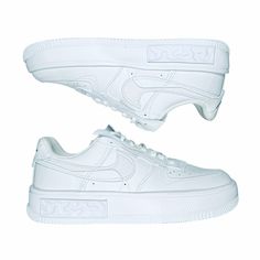 🤩Nike Women Shoes Sz 9.5 Air Force 1 Fontanka Triple White Retro DH1290-100 NEW Lifestyle School, Nike Women Shoes, Nike Air Force 1 Fontanka, Box Shoes, Heritage Fashion, Nike Shoes Women, Retro Look, Vintage Vibes, Nike Air Force 1