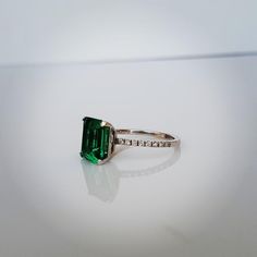 Emerald Engagement Ring Emerald and Diamond Ring May | Etsy 14k Gold Emerald Cut Ring With Prong Setting, Heirloom Emerald Cut Solitaire Birthstone Ring, Classic Emerald Diamond Promise Ring, Classic Emerald Diamond Ring With Accent Stones, Heirloom Emerald Cut Birthstone Ring With Prong Setting, Heirloom Birthstone Ring With Emerald Cut, Classic Solitaire Diamond Ring For May Birthstone, Timeless Emerald Ring With Prong Setting For Promise, Timeless Emerald Cut May Birthstone Rings