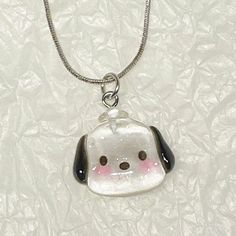 📿 Sanrio Kawaii Necklace Pendant - Adorn Yourself with Cuteness 📿 ✨ Charming Adornment: The Sanrio Kawaii Necklace Pendant isn't just any necklace; it's a delightful accessory that adds charm and style to your attire. Featuring various beloved Sanrio characters, this pendant brings a touch of cuteness to your fashion choices. 💖 Charming Design: With iconic Sanrio characters adorning this pendant, every time you wear it, you celebrate the timeless charm and cuteness of your favorite friends. I Silver Dangle Kawaii Jewelry, Cute Round Silver Necklace, Kawaii Handmade Silver Necklaces, Kawaii Silver Handmade Necklaces, Silver Kawaii Necklace For Gift, Silver Kawaii Necklace As Gift, Handmade Silver Kawaii Necklaces, Handmade Silver Necklaces In Kawaii Style, Kawaii Jewelry With Cute Adjustable Design