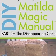 an advertisement for the diy matilda magic manual, part 1 - the diapering cake