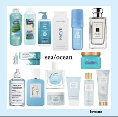 Ocean Scent Perfume, Smell Like The Ocean, Ocean Perfume, Mint Wallet, Scent Combos, Sephora Skin Care, Body Hygiene, Perfume Collection Fragrance