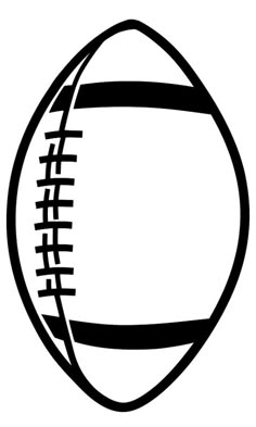 a black and white image of a ball with lines in the shape of a football