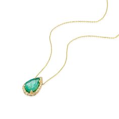 OOAK Pear Shaped Necklace - Emerald Experience true elegance with our one-of-a-kind Emerald necklace.A timeless addition to your jewelry collection. Adorned with a singular pear-shaped emerald, Its gentle green hue radiates an undeniable aura of beauty. Materials Description:- 14k Gold.- 5.05ct Pear-shaped Emerald.- 0.23ct VS diamonds.- Rough texture, high polish.- We are using only natural stones. Emerald: The stone of a mighty heart.With its remarkable, eye-catching deep color, Emerald became Elegant Pear-shaped Emerald Necklace For Formal Occasions, Elegant Formal Pear-shaped Emerald Necklace, Luxury Teardrop Emerald Necklace With 17 Jewels, Pear-shaped Emerald Gemstone Necklace For Formal Occasions, Pear-shaped Emerald Gemstone Necklace For Formal Events, Luxury Pear-shaped Emerald Gemstone Necklace, Pear-shaped Emerald Necklace For Formal Events, Drop Emerald Necklaces For Formal Occasions, Emerald Drop Necklace For Formal Occasions