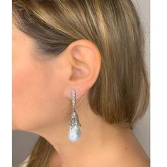 Delivery in 3-5 business days Need it faster? Text us at (619) 247.5731 or Call us at (619) 365.4736 ﻿This pair of earrings are perfect for Diamonds & Barroque Pearl, this design gives the piece an elegant touch. Diamond: 2.14 ct Pearl Barroque: 60.38 Silver with Rhodium Plated weight: 8.28 grams Gold Post Pearl And Diamond Earrings, Pearl Diamond, Baroque Pearls, Rhodium Plated, Diamond Earrings, Silver Earrings, Pearl Earrings, Silver, Gold