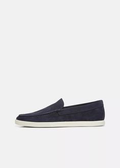 Sonoma Suede Loafer in Loafers & Lace-Ups | Vince Casual Suede Slip-ons With Suede Lining, Casual Slip-on Suede Loafers, Casual Suede Slip-on Loafers, Casual Suede Loafers With Stitched Sole, Spring Suede Slip-on Boat Shoes, Casual Low-top Loafers With Suede Lining, Casual Suede Loafers With Textured Sole, Suede Loafers With Suede Lining For Summer, Spring Suede Loafers With Contrast Sole