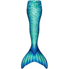 an image of a blue mermaid tail on a white background