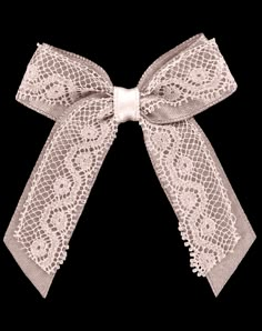 an image of a bow with lace on it