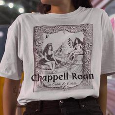 This Chappell Roan Swan Shirt is a perfect gift for yourself or your besties into Chappell Roan! This version of my Chappell Swan design features Chappell as both the black swan and white swan from Swan Lake. This is inspired by her performance on the Tonight Show.  *This is a great shirt to SIZE UP FOR and OVERSIZED/T-Dress look. This shirt goes up to 4xl! I'm trying to get as much size inclusivity in here as possible! <3 *Chappell Roan Black White Swan Original Design Comfort Colors T-Shirt Gi Black Swan And White Swan, Swan Design, Neoclassical Design, Chappell Roan, T Dress, Y2k Baby Tee, White Swan, Lisa Frank