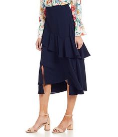 Women's Skirts | Dillard's Nordstrom Women, Denim Pocket, Draped Skirt, Autumn Fashion Casual, Skirts For Women, Midi Skirts, Women's Skirts, Dillard's, Gibson