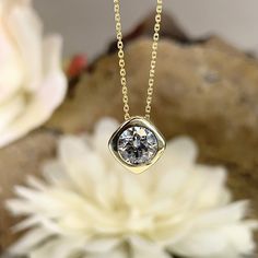 Wow picks! Round Moissanite Pendant Necklace 14k Gold, Simple Round Cut Necklace, Solitaire Necklace, Women's Round Necklace, Bezel Set Necklace, #7085 at $342.00 Choose your wows. 🐕 #14kGoldNecklace #RoundMoissanite #RoundBezelPendant #AprilBirthstone #MoissanitePendant #BezelSetNecklace #SolitaireNecklace #MoissaniteNecklace #SimpleNecklace #SimulatedDiamond Anniversary Solitaire Square Pendant Necklace With Prong Setting, Diamond White Square Pendant Solitaire Necklace For Anniversary, Fine Jewelry Solitaire Square Pendant Necklace For Anniversary, Square Pendant Diamond Necklace With Prong Setting, Diamond Solitaire Necklace With Square Pendant For Anniversary, Solitaire Square Pendant Necklace With Diamond Accents For Anniversary, Square Pendant Solitaire Necklace With Diamond Accents For Anniversary, Solitaire Necklace With Diamond Accents And Square Pendant, Anniversary Solitaire Necklace With Square Pendant And Diamond Accents