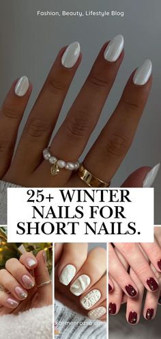 25+ Winter Nails for Short Nails. Keep it stylish this winter with over 25 nail designs perfect for short nails. From subtle to bold, these manicures will complete any seasonal outfit. Find your next favorite winter nail idea here. Nail Polish Colors Winter, Winter Nails Gel, Winter Nail Polish, Japan Winter, Classy Nail Designs, Nail Colors Winter, Winter Nail Art, Winter Nail Designs, Christmas Nail Designs