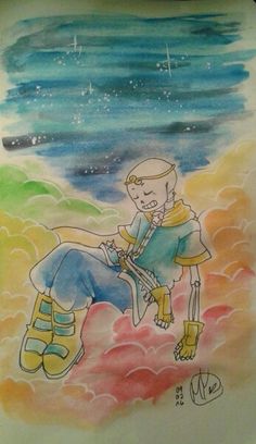 Dreamtale sans. So beautiful! Dreamtale Sans, Unicorn Flowers, Painting People, Undertale Au, Middle Earth, Bad Guy, So Beautiful