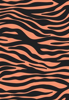 an orange and black zebra print background