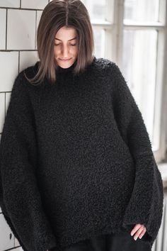 Oversized Sweater, Balloon Sweater, Oversized Jumper, Chunky Sweater, Chunky Jumper, Heavy Knitting Oversized Sweater, Alpaca Wool Sweater - Etsy Lithuania Balloon Sweater, Comfy Skirt, Blanket Cardigan, Alpaca Wool Sweater, Chunky Jumper, Loose Fit Sweater, Sweater Chunky, Womens Pullover Sweaters, Oversized Jumper