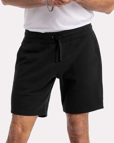 Unisex Fleece Sweatshort - BLACK - 3XL | Next Level Fleece Sweatshort in Black Size 3XL | Cotton/Polyester Blend Black Activewear With Built-in Shorts For Leisure, Comfortable Black Cotton Athletic Shorts, Comfortable Black Moisture-wicking Shorts, Comfortable Moisture-wicking Black Shorts, Moisture-wicking Comfortable Black Shorts, Black Cotton Activewear Shorts, Black Moisture-wicking Cotton Shorts, Casual Black Athletic Shorts With Comfort Waistband, Black Moisture-wicking Relaxed Fit Athletic Shorts