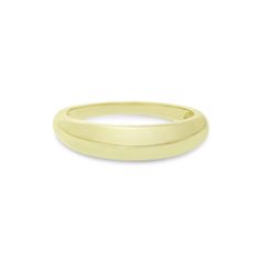 Gold Bombe Ring – STONE AND STRAND Domed Signet Ring With Polished Finish For Promise, Elegant Thick Band Diamond Promise Ring, Elegant Wide Band Ring For Promise, Elegant Wide Band Stackable Ring, Elegant Engraved Ring With Thick Band And Stackable, Luxury Thick Band Promise Ring, Elegant Stackable Engraved Ring With Thick Band, Elegant Stackable Wide Band Ring, Classic Design White Gold Ring