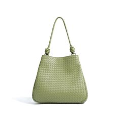 Genuine Leather Braided Bliss Handbag Bucket Evening Bag With Handles, Elegant Bags With Braided Handles For Errands, Elegant Green Hobo Shoulder Bag, Green Rectangular Bucket Bag For Evening, Green Bucket Bag For Evening, Luxury Green Bucket Shoulder Bag, Elegant Green Handheld Bucket Bag, Elegant Green Rectangular Bucket Bag, Green Rectangular Evening Bucket Bag